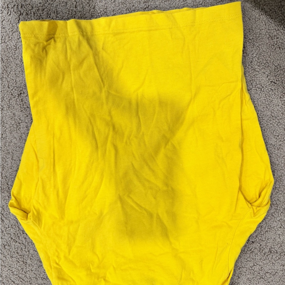 Moschino Kids Yellow Long Sleeve Bear Tee - Picture 4 of 4